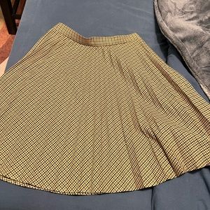 Zara pleated skirt